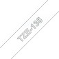 Pack de 5 Rubans adhésifs compatible avec Brother TZe135 - Texte blanc sur fond transparent - Largeur 12 mm x 8 mètres Pack de 5 Rubans adhésifs compatible avec Brother TZe135 - Texte blanc sur fond transparent - Largeur 12 mm x 8 mètres