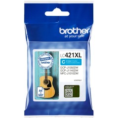 ✅ Brother LC-421 XL C (LC421XLC) Cartouche d'encre Cyan couleur cyan en stock