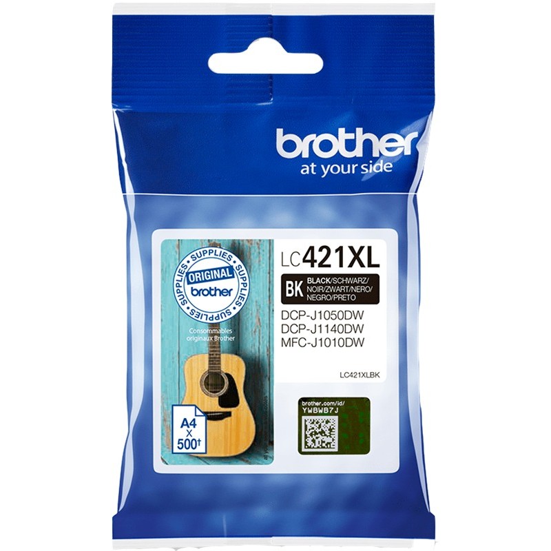 Brother LC-421 XL BK (LC421XLBK) Cartouche d'encre Noir Brother LC-421 XL BK (LC421XLBK) Cartouche d'encre Noir