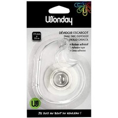 ✅ WONDAY Dévidoir Escargot Avec Adhésif 19 mm x 33 m couleur Autre en stock