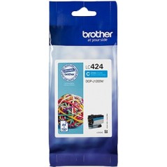 ✅ Brother cartouche encre LC-424C (LC424C) cyan couleur cyan en stock