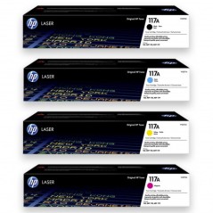 ✅ HP 117A Multipack (Noir, cyan, magenta, jaune) couleur pack en stock