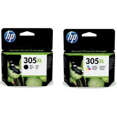 HP Multipack 305 XL Noir et Couleur (3YM62AE/3YM63AE)