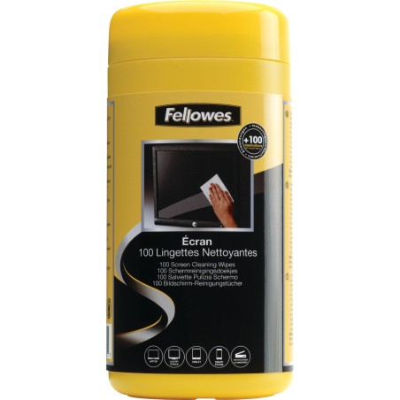 ✅ Fellowes Lingettes nettoyantes écran en stock