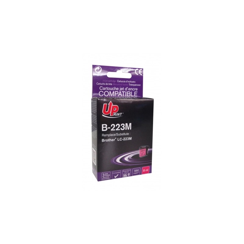 Cartouche encre UPrint compatible BROTHER LC-223M magenta