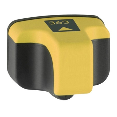 ✅ Cartouche compatible HP 363 jaune couleur jaune en stock