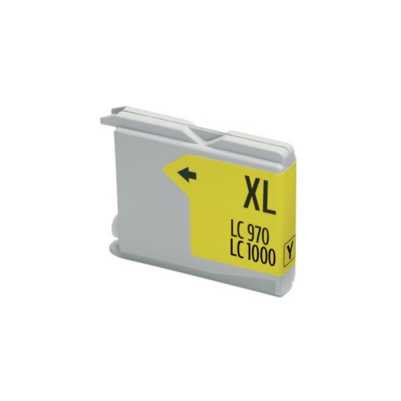 Cartouche compatible BROTHER LC1000 jaune