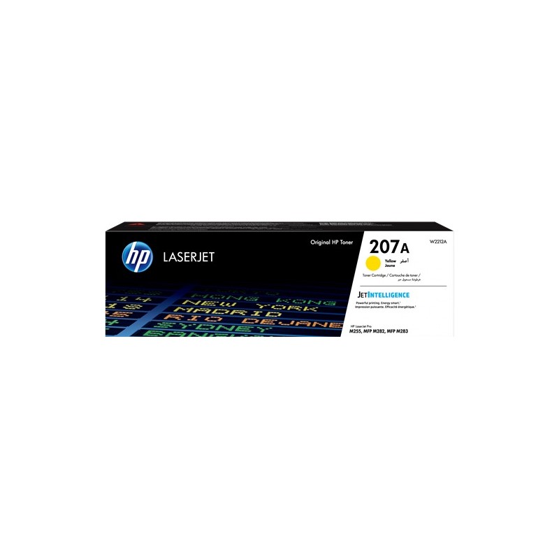 HP toner 207A (W2212A) jaune HP toner 207A (W2212A) jaune