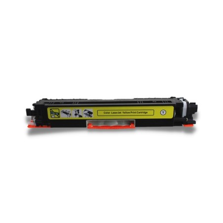 ✅ Toner compatible HP 130A jaune couleur jaune en stock