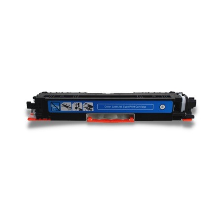 ✅ Toner compatible HP 130A cyan couleur cyan en stock