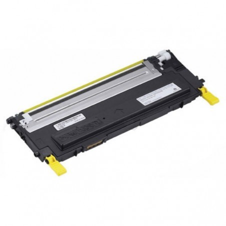 ✅ Toner compatible Dell 1230/1235 jaune - Remplace 593-10496 couleur jaune en stock
