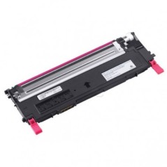 ✅ Toner compatible Dell 1230/1235 magenta - Remplace 593-10495 couleur magenta en stock
