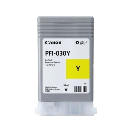 ✅ Canon Cartouche encre PFI-030Y (3492C001) jaune couleur jaune en stock