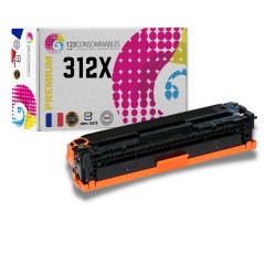 ✅ Toner compatible HP 312X noir couleur Noir en stock