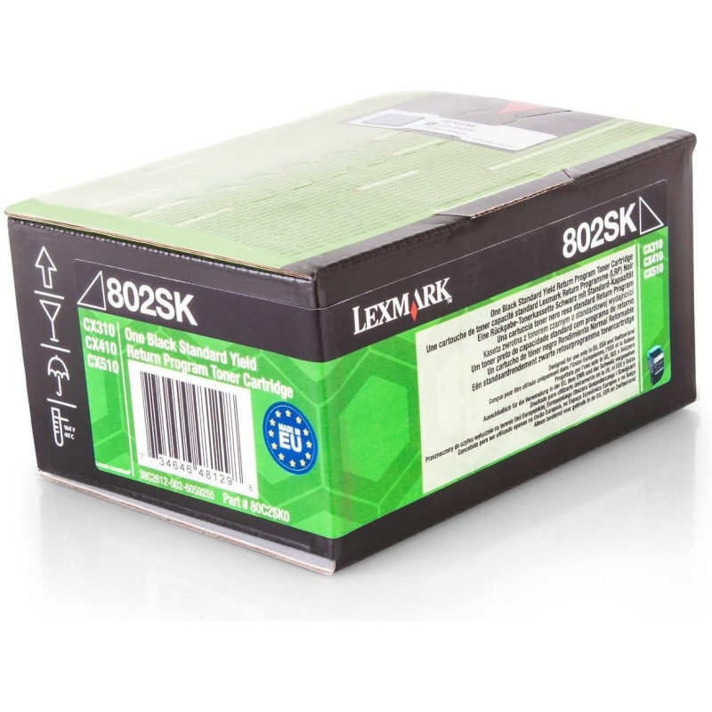 Lexmark toner 80C2SK0 (802SK) noir