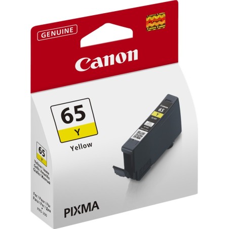 ✅ Canon cartouche encre CLI-65y jaune couleur jaune en stock