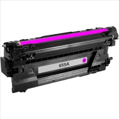 ✅ Toner compatible HP 655A magenta couleur magenta en stock