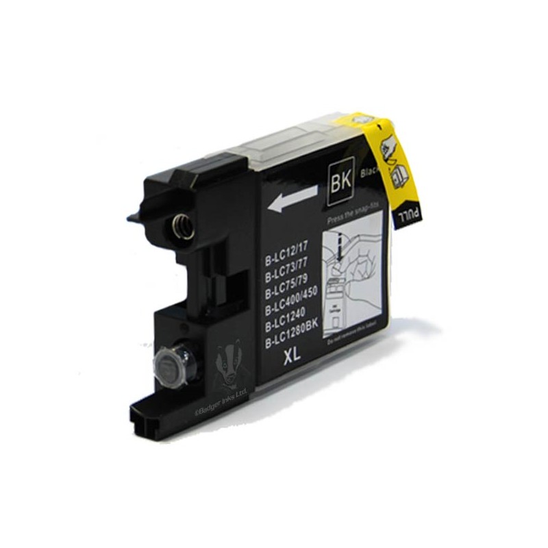 Cartouche compatible BROTHER LC-1240BK/LC-1280BK noir Cartouche compatible BROTHER LC-1240BK/LC-1280BK noir
