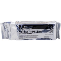 ✅ Papier Mitsubishi KP61B-CE (Thermopapier 110mm x 20m) couleur Blanc en stock