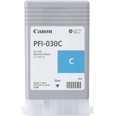 ✅ Canon Cartouche encre PFI-030C (3490C001) cyan couleur cyan en stock