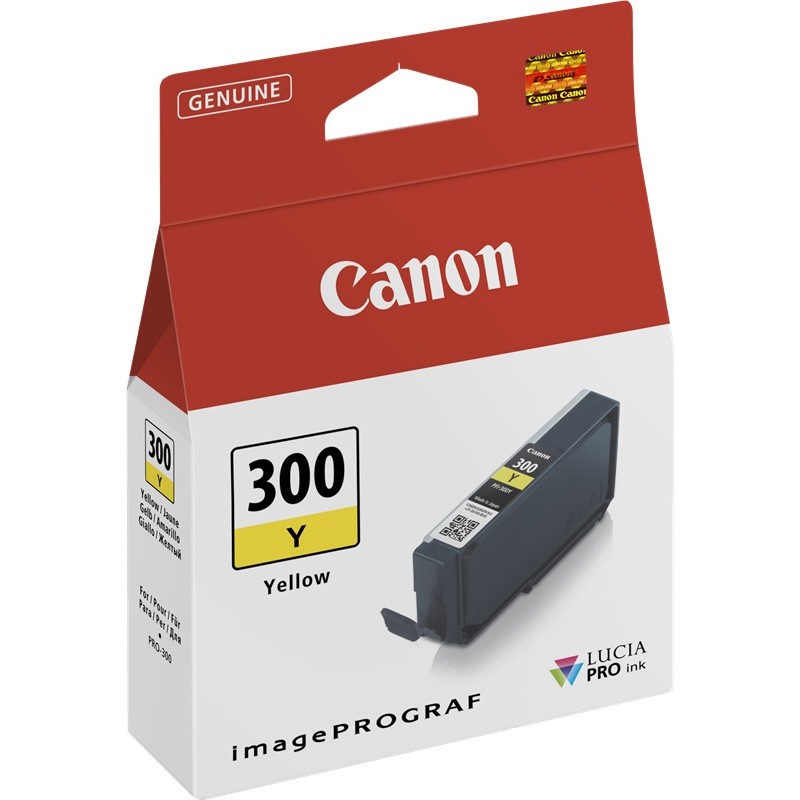 Canon Cartouche encre PFI-300y (4196C001) jaune Canon Cartouche encre PFI-300y (4196C001) jaune