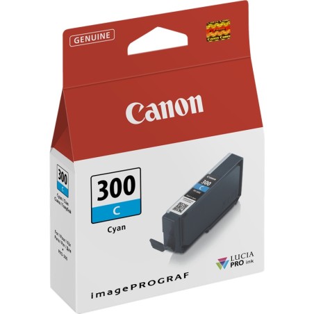 ✅ Canon Cartouche encre PFI-300c (4194C001) cyan couleur cyan en stock