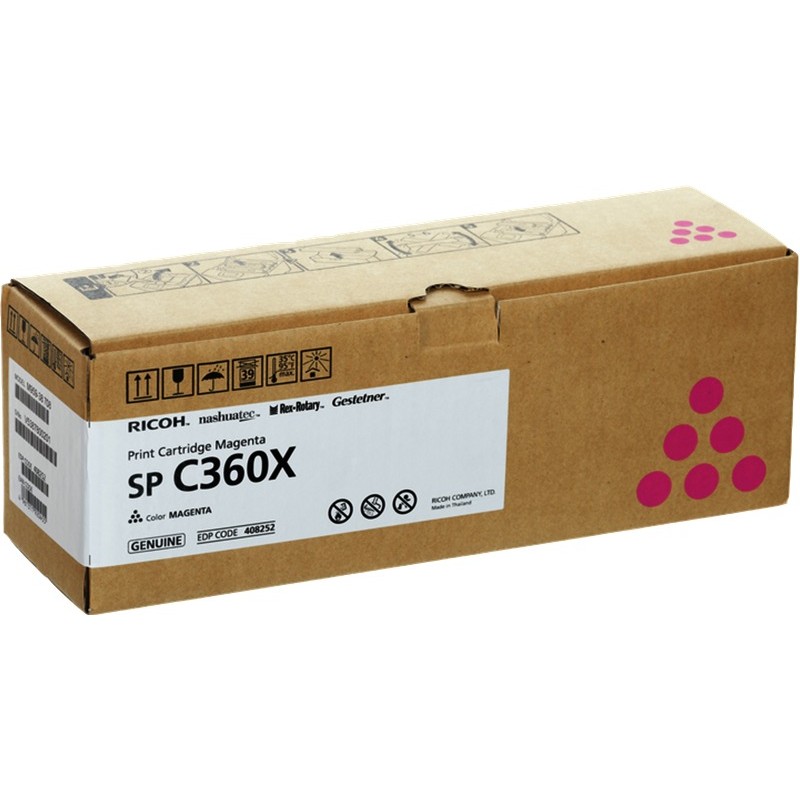 Ricoh toner 408252 (SP C360X) magenta Ricoh toner 408252 (SP C360X) magenta