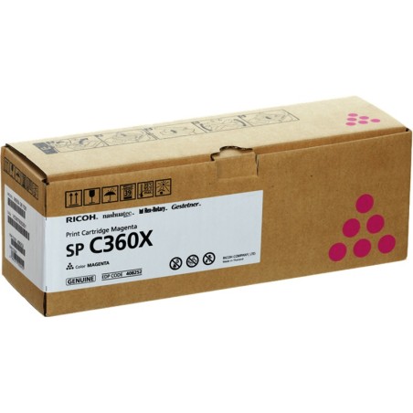 ✅ Ricoh toner 408252 (SP C360X) magenta couleur magenta en stock