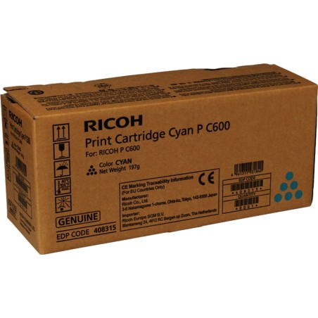 ✅ Ricoh toner 408315 cyan couleur cyan en stock