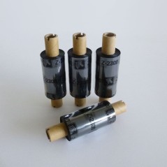 ✅ Zebra cire 2300 - 64 mm x 74 m - ruban noir couleur Noir en stock