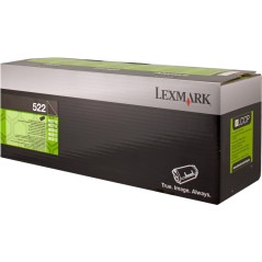 ✅ Lexmark 522 (52D2000) Toner noir couleur Noir en stock