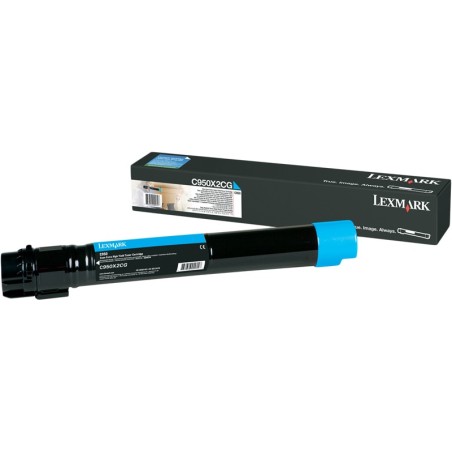 ✅ Lexmark toner X950X2CG cyan couleur cyan en stock