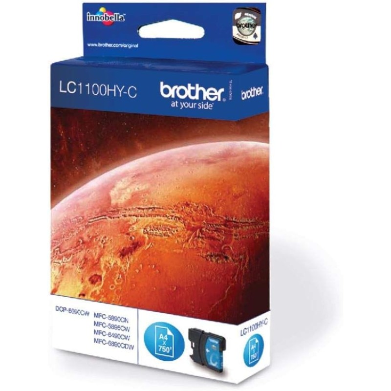 Brother cartouche encre LC-1100HY cyan