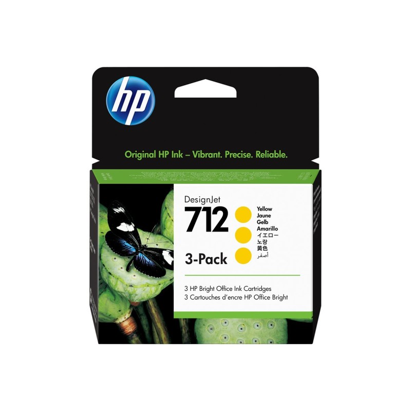 HP Multipack 712 (3ED79A) jaune