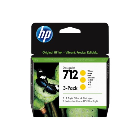 ✅ HP Multipack 712 (3ED79A) jaune couleur jaune en stock
