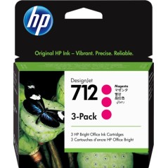 ✅ HP Multipack 712 (3ED78A) magenta couleur magenta en stock