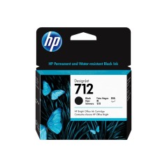 ✅ HP Cartouche encre 712 (3ED71A) XL noir couleur Noir en stock