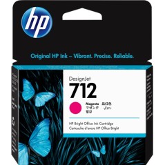✅ HP Cartouche encre 712 (3ED68A) magenta couleur magenta en stock