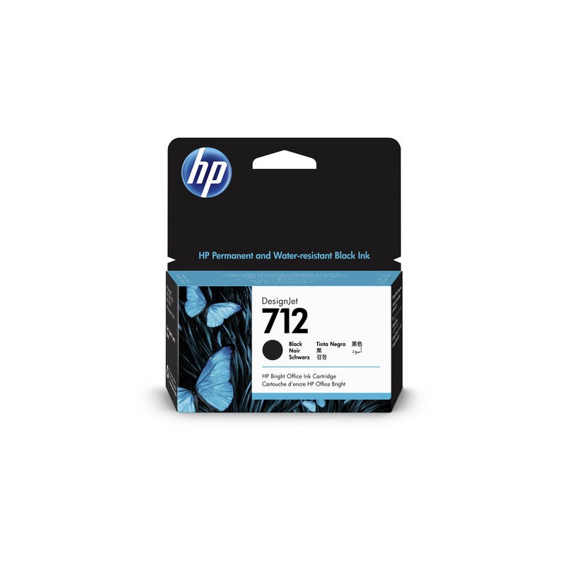 HP Cartouche encre 712 (3ED70A) noir