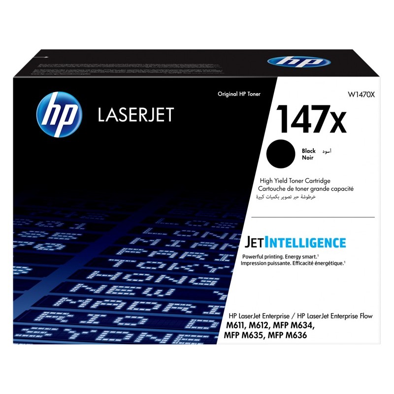 HP toner 147X (W1470X) XL noir