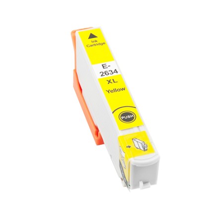 ✅ Cartouche compatible EPSON T26XL jaune couleur jaune en stock