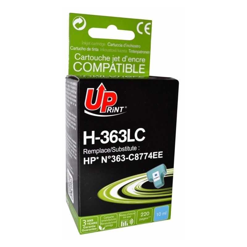 Cartouche encre UPrint compatible HP 363 cyan clair