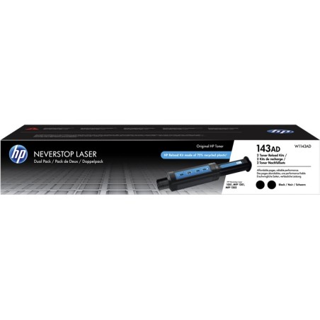 ✅ HP toner HP 143A (W1143AD) XL noir couleur Noir en stock