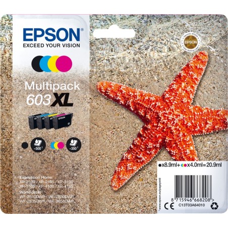 ✅ Epson Multipack 603 XL (C13T03A64010) couleur pack en stock