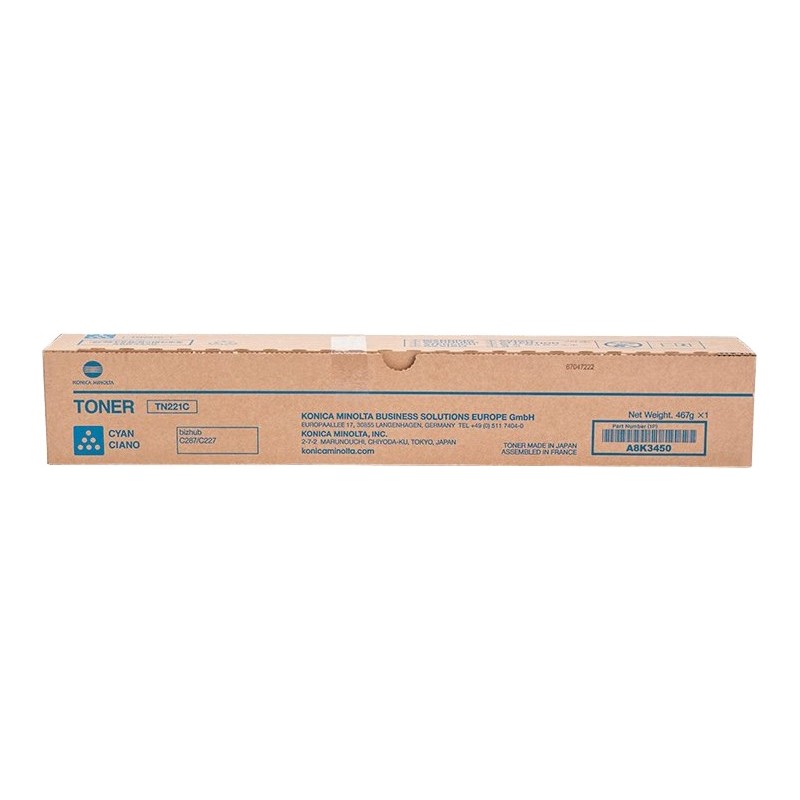 Konica Minolta A8K3450 (TN-221C) Toner cyan Konica Minolta A8K3450 (TN-221C) Toner cyan