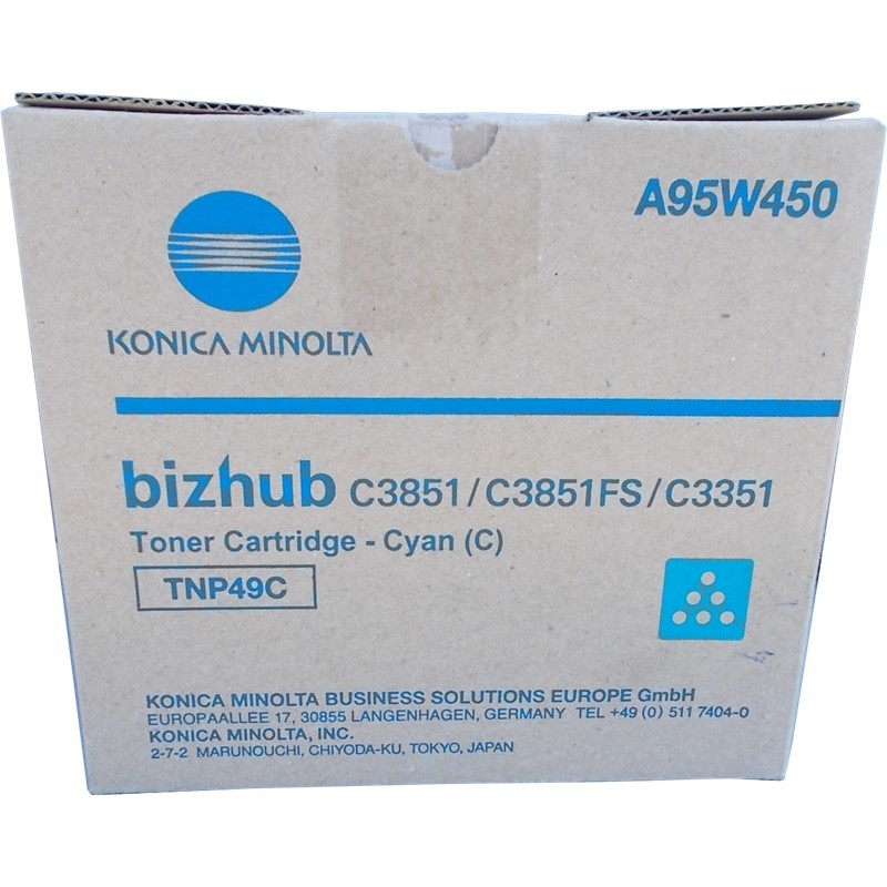 Konica Minolta A95W450 (TNP49C) Toner cyan Konica Minolta A95W450 (TNP49C) Toner cyan