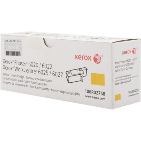 ✅ Xerox 106R02758 Toner jaune couleur jaune en stock