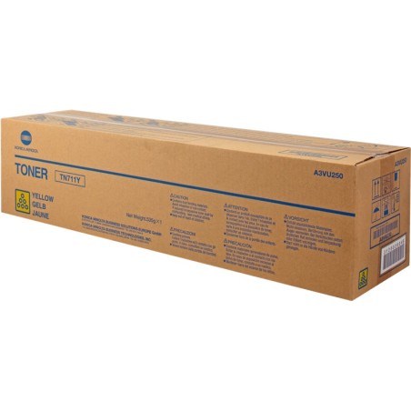 ✅ Konica Minolta A3VU250 (TN711Y) Toner jaune couleur jaune en stock