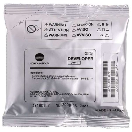 ✅ Konica Minolta A202550 (DV-411) Développeur en stock