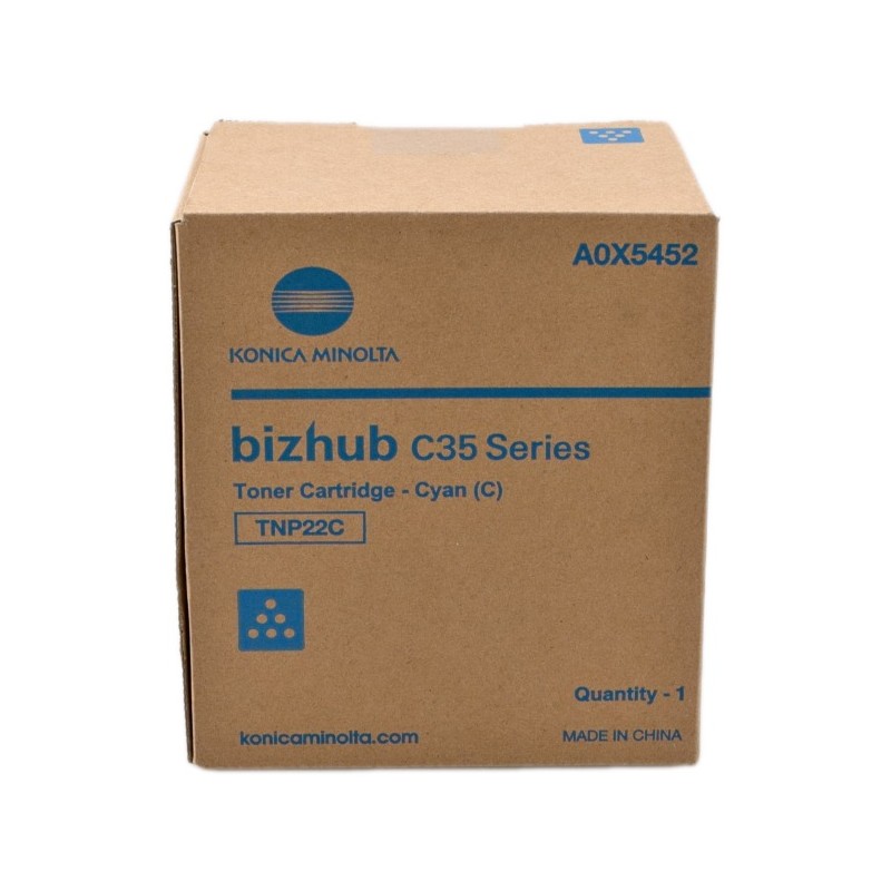 Konica Minolta A0X5452 (TNP22C) Toner cyan